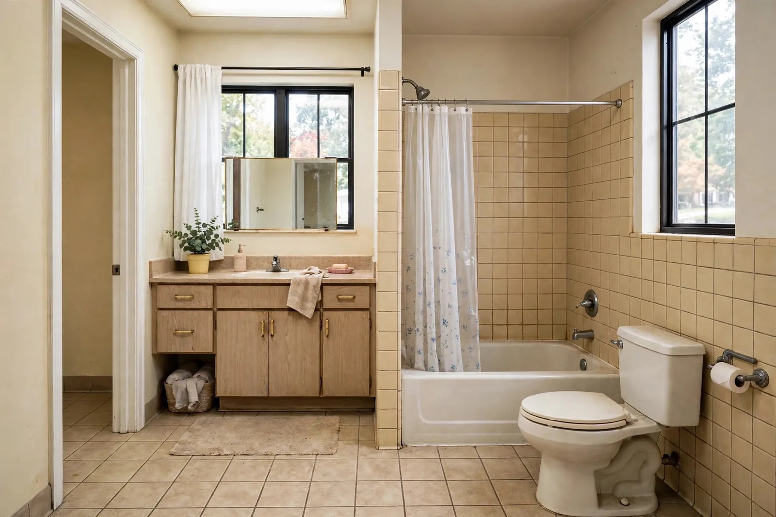 Before photo, Curbless Walk In Conversion in Pinefield, by Waldorf Bathroom Remodeling Company