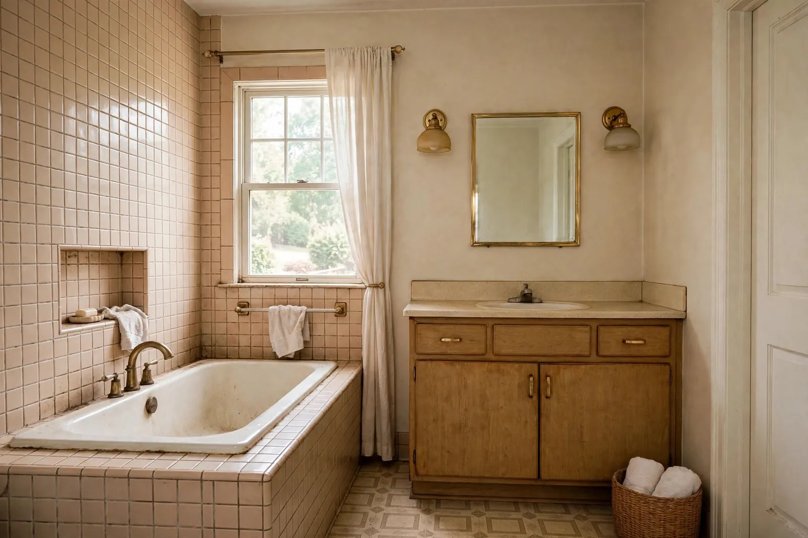 Before photo,  Bathroom Renovation in St. Charles, by Waldorf Bathroom Remodeling Company