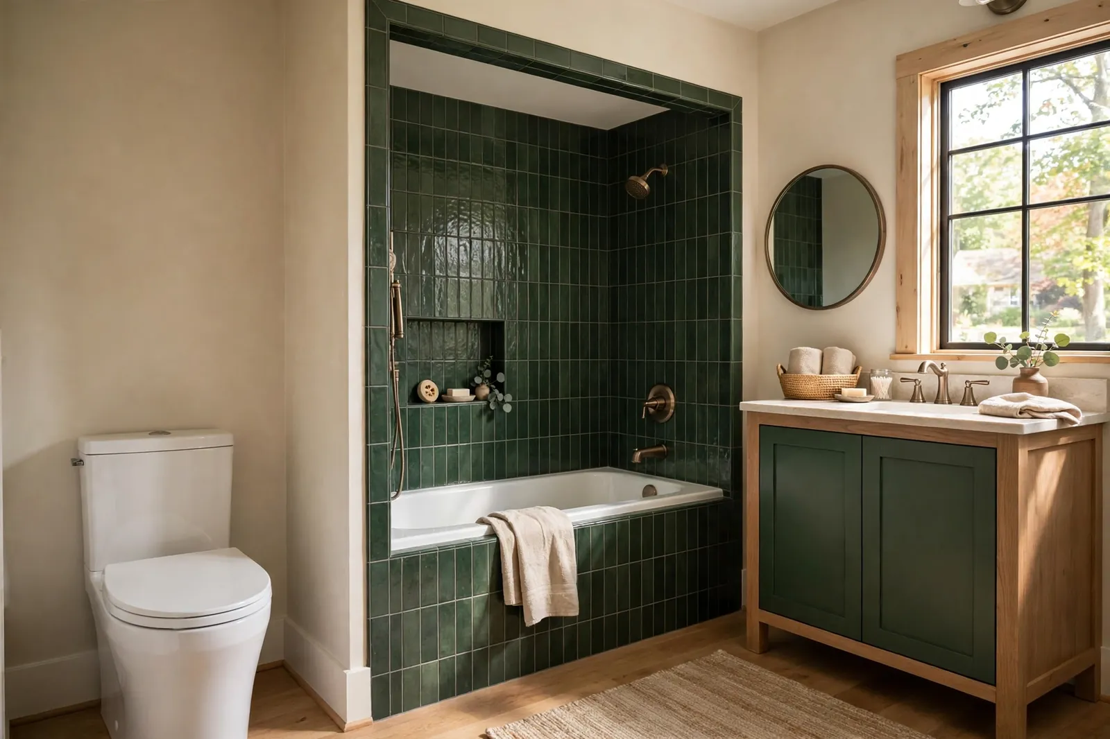 Toilet Installation and Replacement —  Powder Room Refresh in Smallwood Village by Waldorf Bathroom Remodeling Company