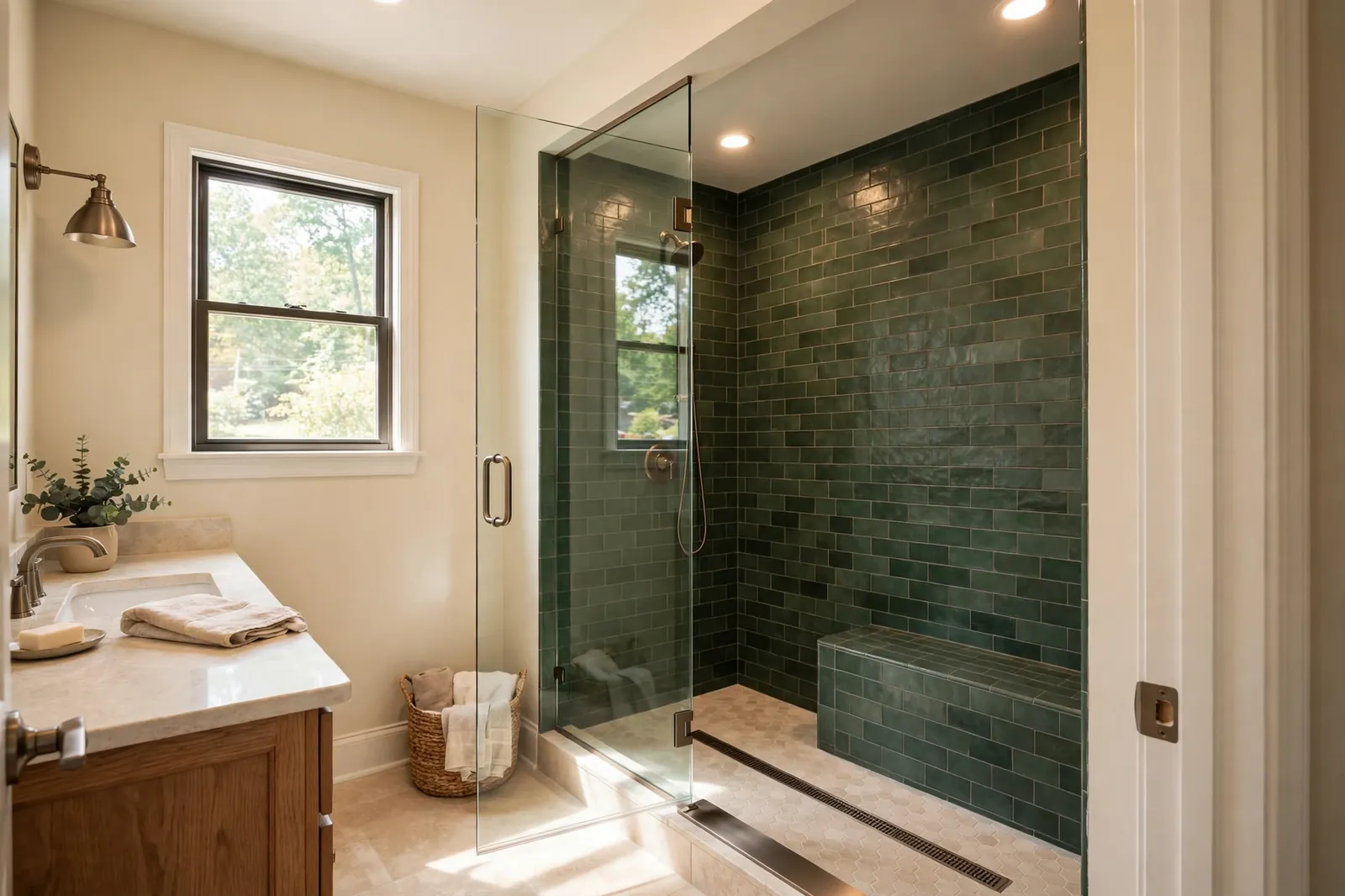 Tub to Shower Conversion —  Tub to Shower Conversion in Smallwood Village by Waldorf Bathroom Remodeling Company
